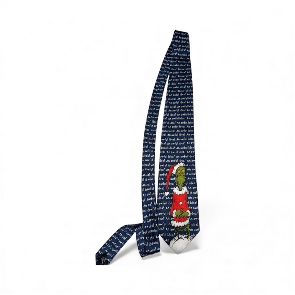 Dr. Seuss Grinch Tie – “Awful Idea” Design